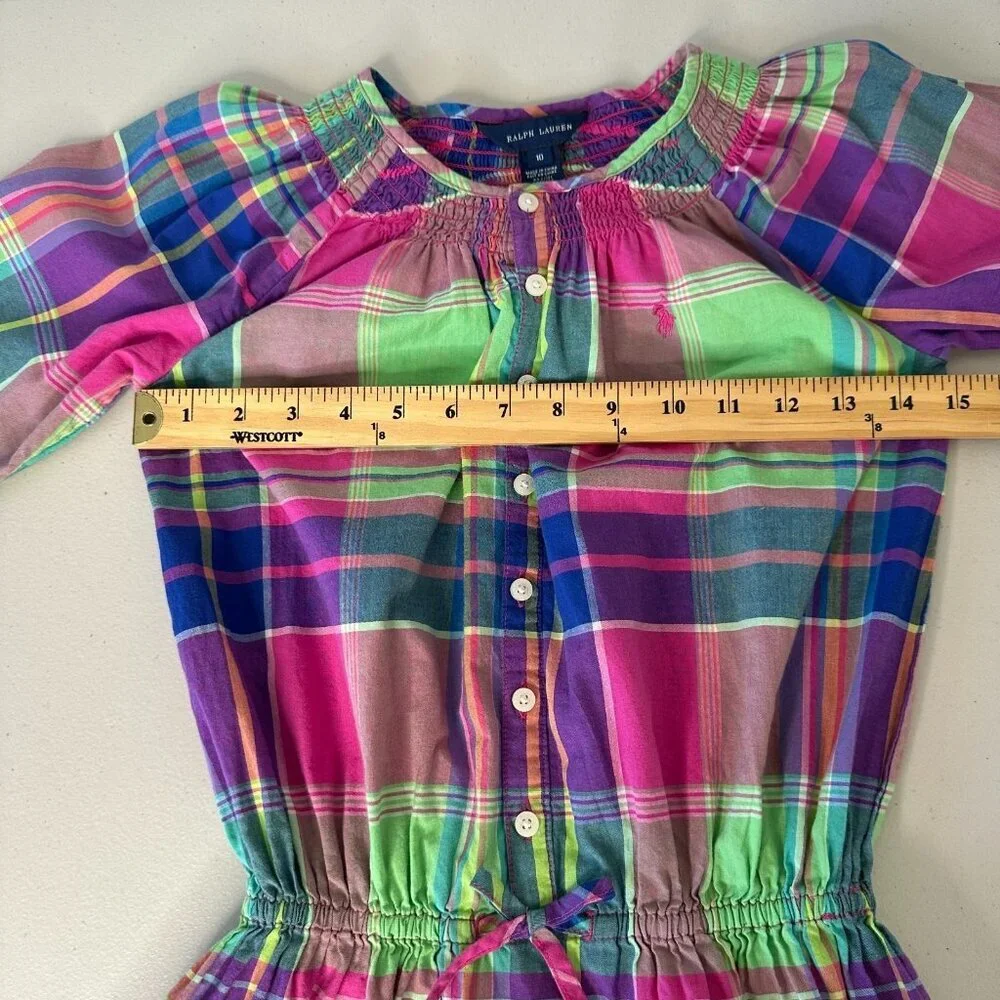 Ralph Lauren‎ Girls Dress Size 10 Plaid